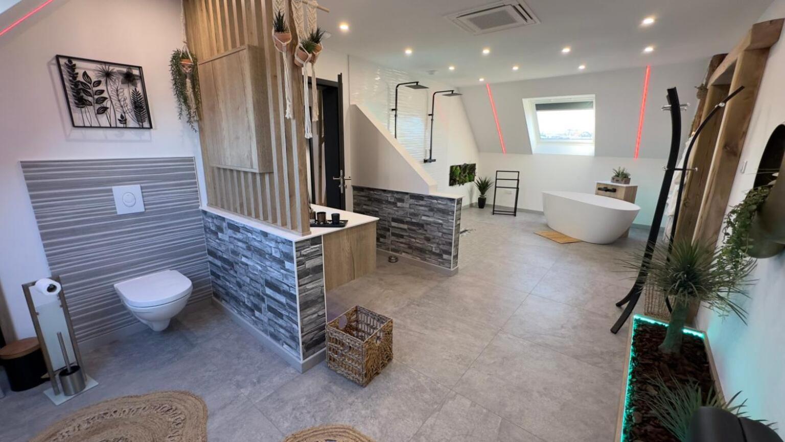 Maison Gite Chez Nounou Sauna Jacuzzi Jardin Arbore Etting Eksteriør bilde